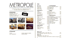 Desktop Screenshot of cafe-metropole.be